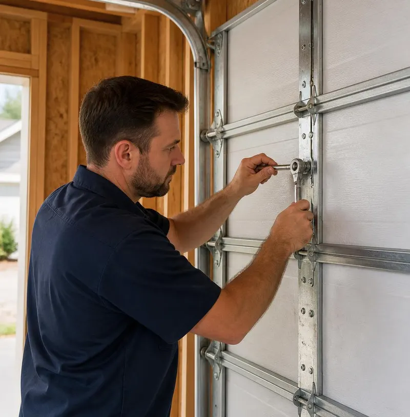 Off Track Door Repair in Baker